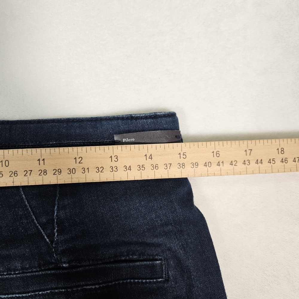 Anthropologie Pilcro and the Letterpress Blue High-Rise Skinny Jean Size 27 - Picture 7 of 11